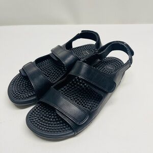 Kenkoh Balance Black Massage Sandals size 10